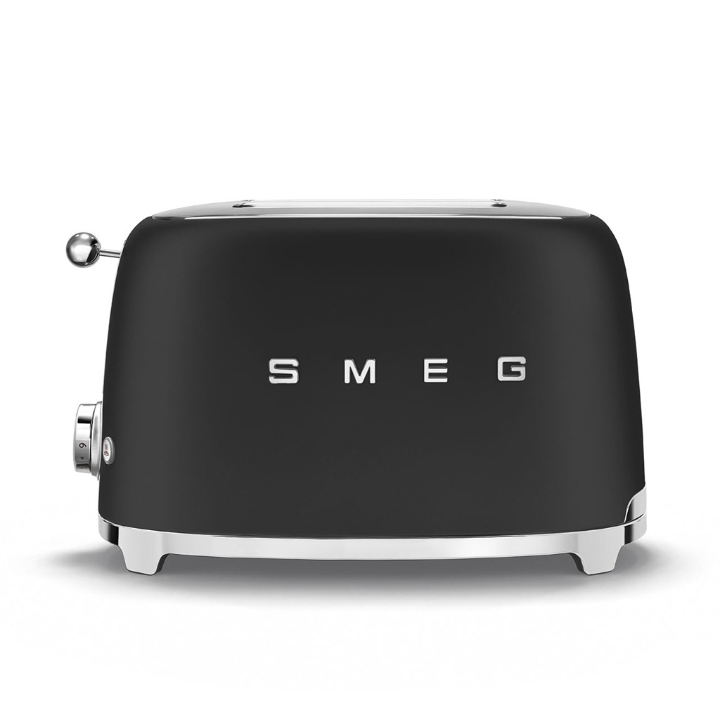 Máy Nướng Bánh Mì Smeg TSF01BLMEU Black, Hâm Nóng, Nướng Giòn Bánh Mì Sanwhich Nhanh Chóng - Nhập Khẩu Đức