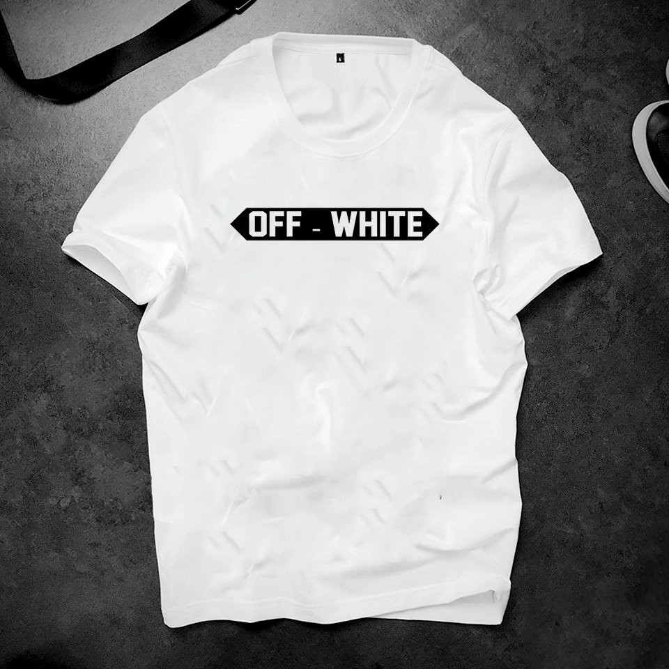 Áo thun unisex in off white cực chất vải dày mịn 2019ts608