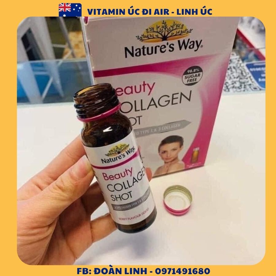 (Vitamin úc đi air) Collagen Nature’s Way  Beauty Collagen Shot