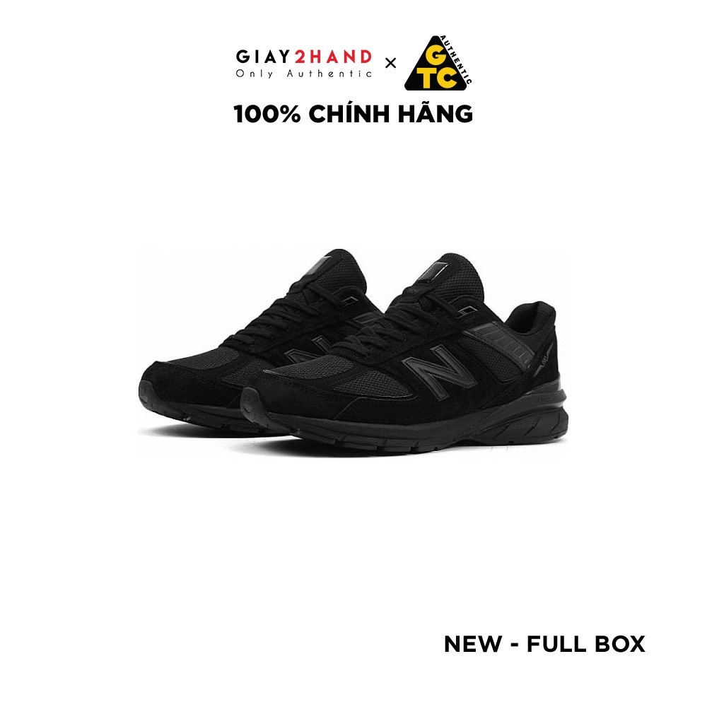 (AUTHENTIC 100%) Giày Sneaker Thể Thao Auth New Balance 990v5 'Black' M990BB5 Chính Hãng 100%