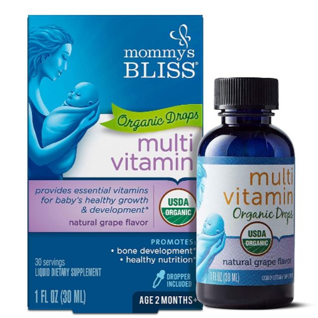 Multivitamin cho bé từ 2 tháng Mommy’s Bliss 30ml