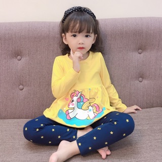 Bộ bèo cotton bé gái