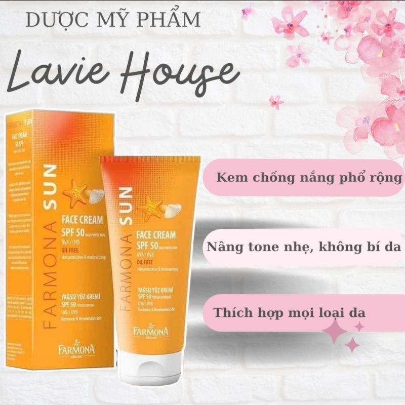 KEM CHỐNG NẮNG FARMONA SUN SPF 50