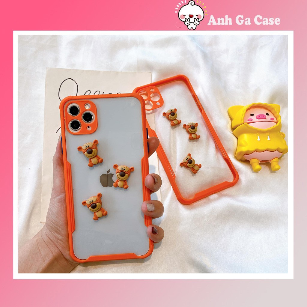 Ốp lưng iphone ICON 3 CON HỔ VIỀN CAM 6s plus/6/7/7plus/8/8plus/x/xs/xs max/11/11 pro/11 promax,Anh Ga Case