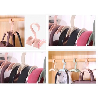 Móc treo giỏ xách đôi móc đôi đa năng treo túi xách quần áo móc to cao cấp