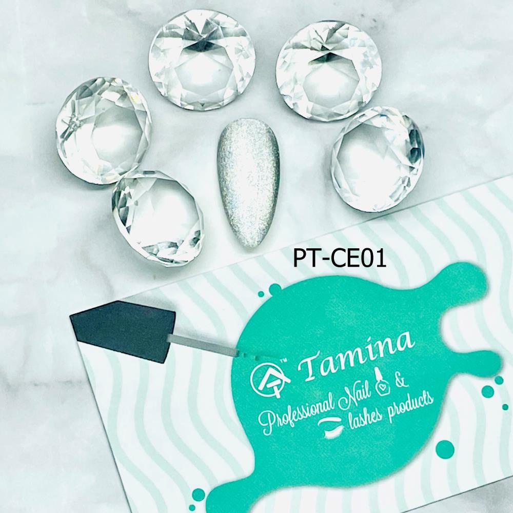 Sơn gel Tamina Nhật Bản - SƠN GEL MẮT MÈO KIM CƯƠNG - sơn gel móng tay chất đậm đặc, bóng đẹp bền màu lên màu chuẩn 15ml