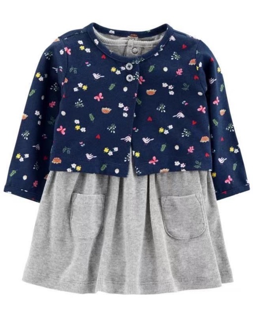 💖💖💖💖Set váy + áo khoác caster dư xịn