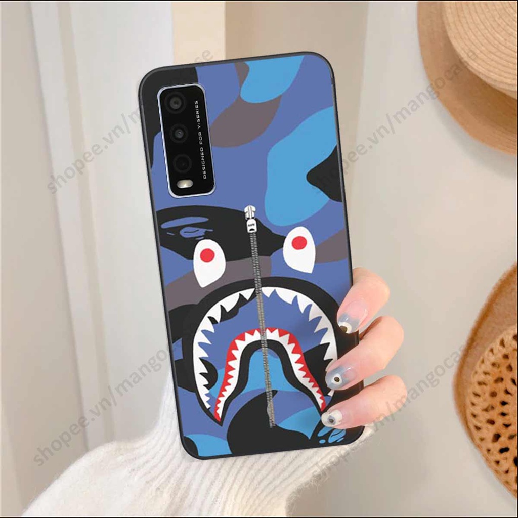 Ốp lưng điện thoại Vivo Y20 drew, kaws, bape cao cấp, vỏ ốp rẻ đẹp