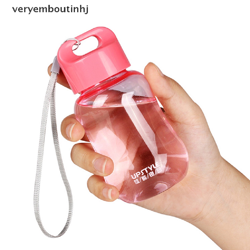 Bình nước nhựa mini trong suốt nhiều màu sắc dễ thương cho bé