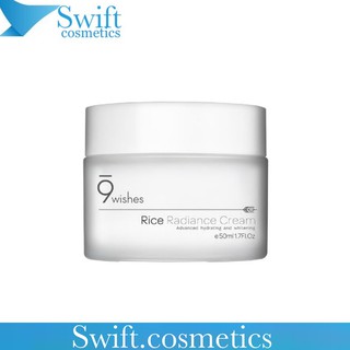  Kem Dưỡng Cấp Ẩm Và Làm Sáng Da 9Wishes Rice Radiance Cream 50ml