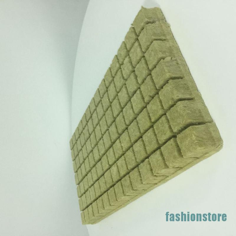 [fashionstore]Rock Wool Cubes Ventilative Hydroponic Grow Rockwool Cubes Soilless Cultivation