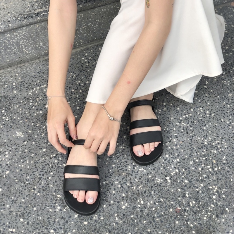 [No.07] Giày sandals quai ngang basic