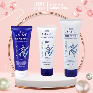 Sữa Rửa Mặt Hatomugi Ý Dĩ Trắng Da, Dưỡng Ẩm Cleansing Facial Foam 130g 170g