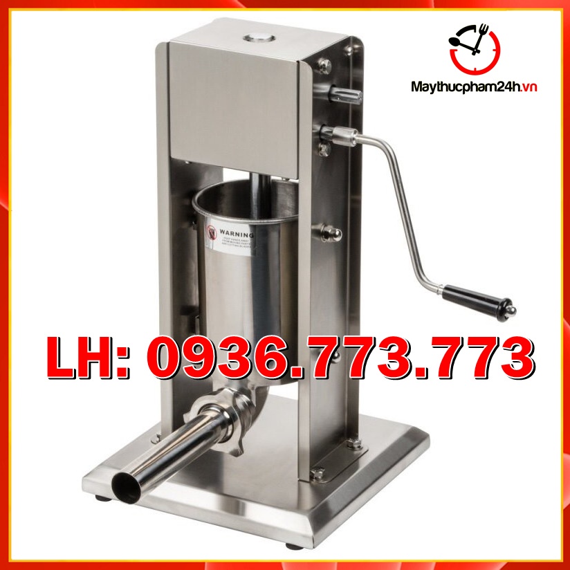 Máy Nhồi lòng dồi, đùn xúc xích, lạp xưởng 3L-Dòng cao cấp, Inox dày dặn