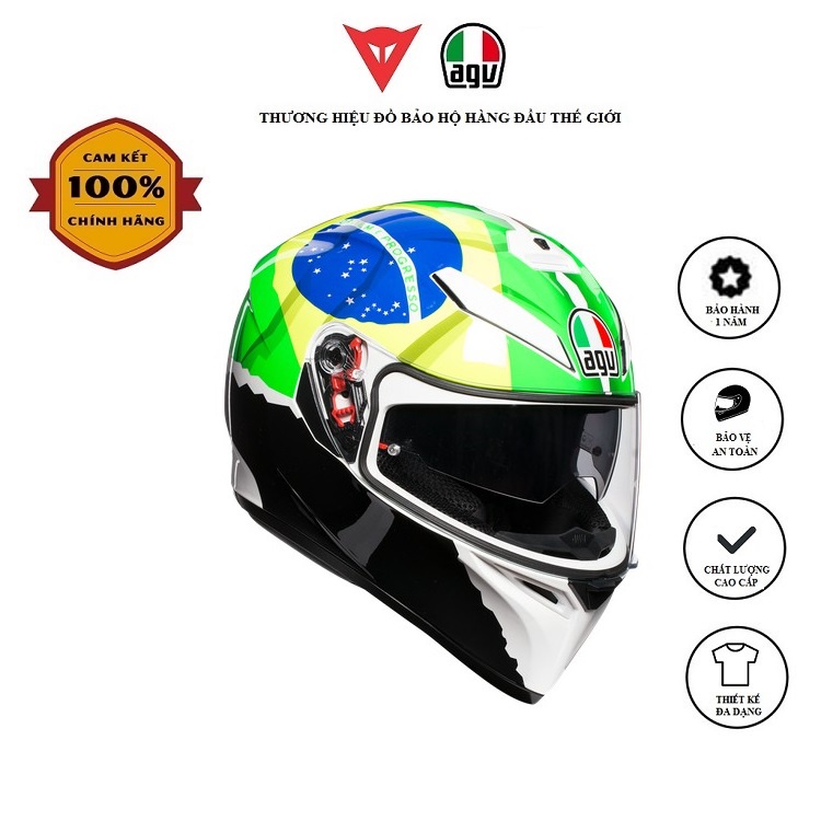 Nón bảo hiểm AGV K3-SV ASIAN FIT MORBIDELLI 2017 - Chính Hãng