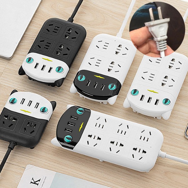 Ổ cắm điện đa năng thông minh có cổng sạc usb, Ổ cắm chống giật chống cháy chịu được công suất cao