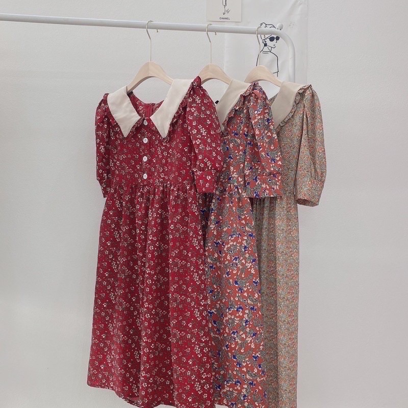 Pass váy hoa ở giữa