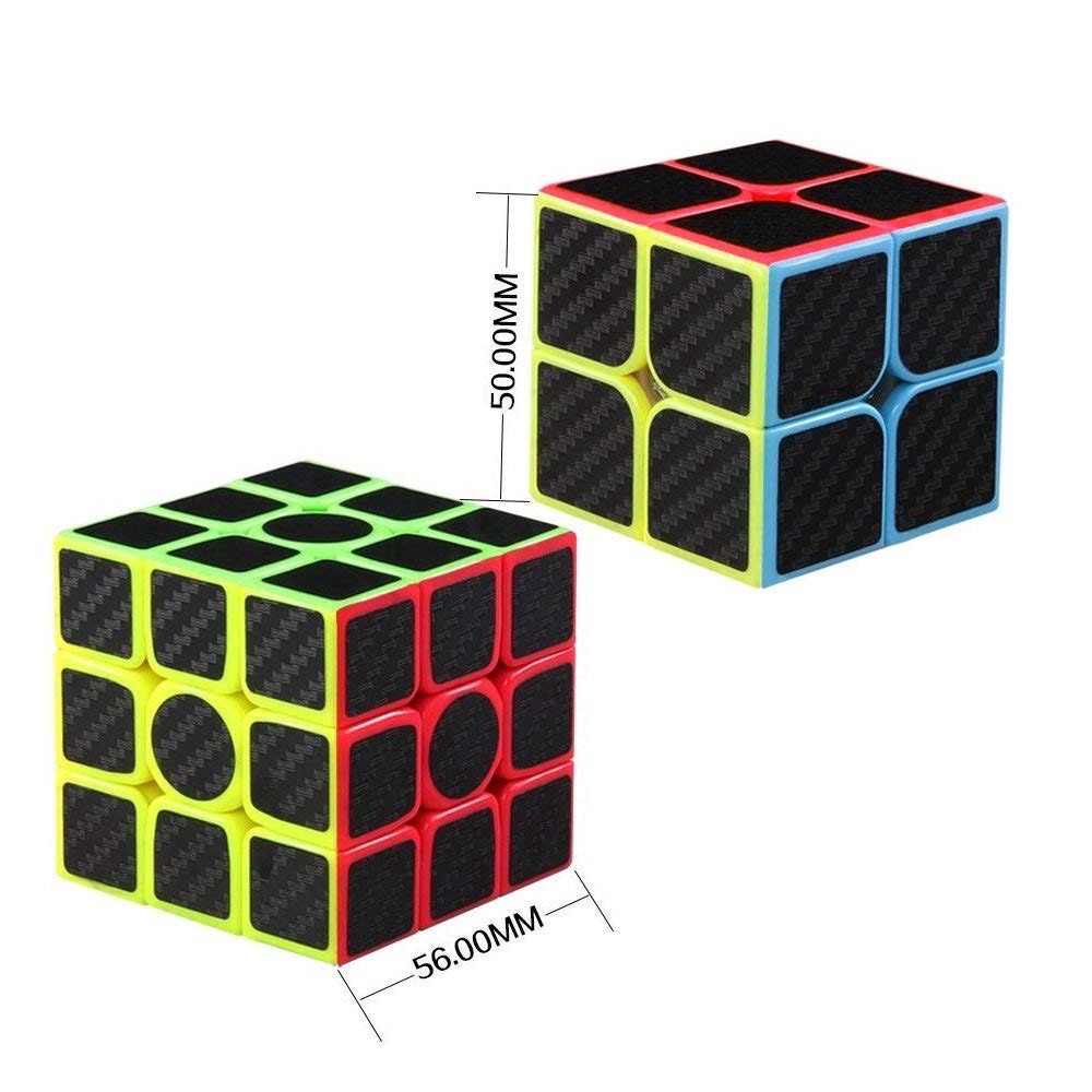 Đồ chơi trí tuệ Khối Rubik 2x2 3x3 Carbon MoYu MeiLong - Đồ Chơi Rubic Cacbon