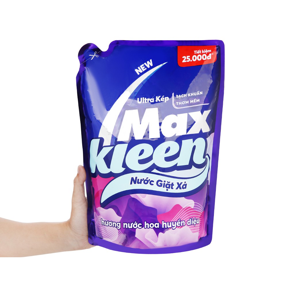 Nước Giặt Xả Maxkleen Hương Nước Hoa Huyền Diệu 2.4KG