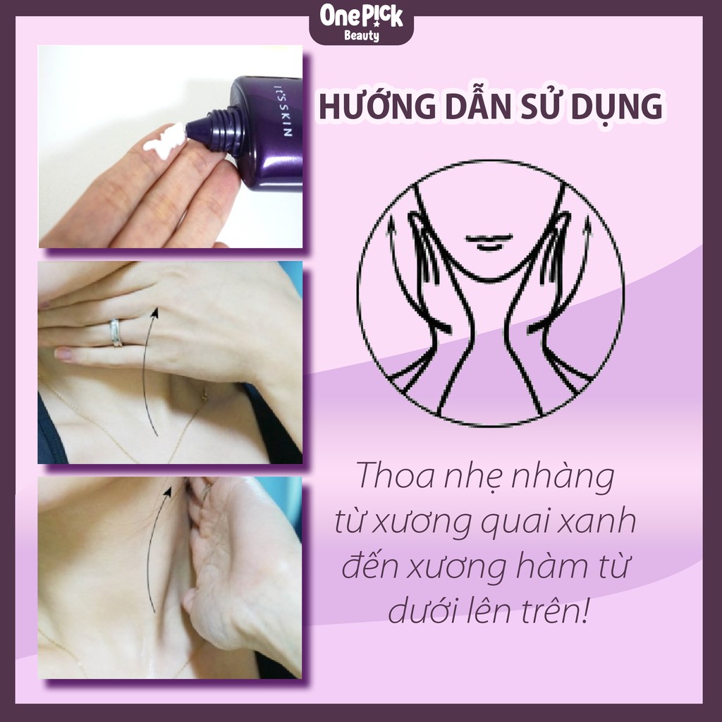 Tinh chất giảm nhăn và tăng độ đàn hồi vùng da cổ