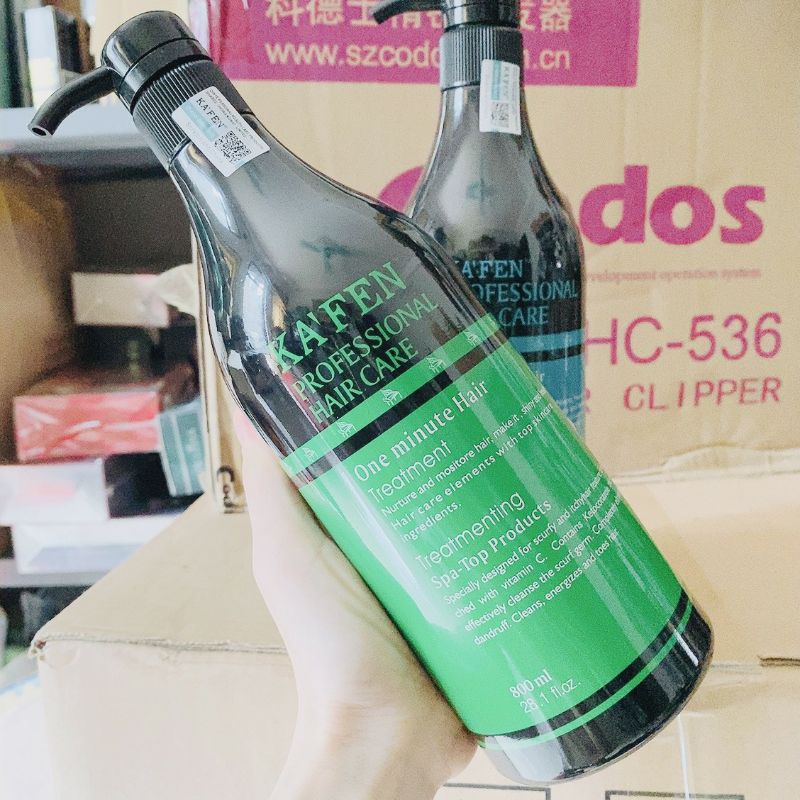 Cặp Gội Xả Cao Cấp Kafen phục hồi chuyển sâu 800ml loại 1