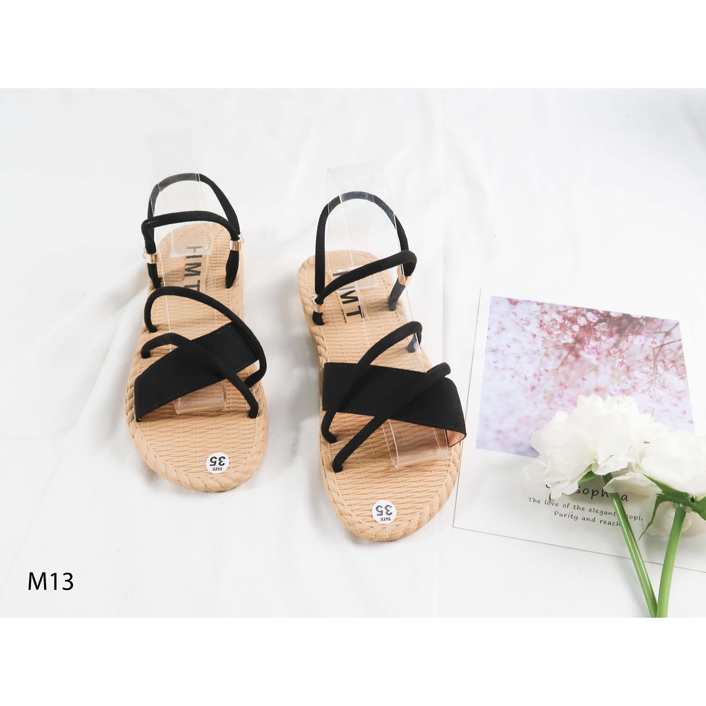 Sandal chống nước phù hợp đi mưa đan dây thời trang HMTShoes M13