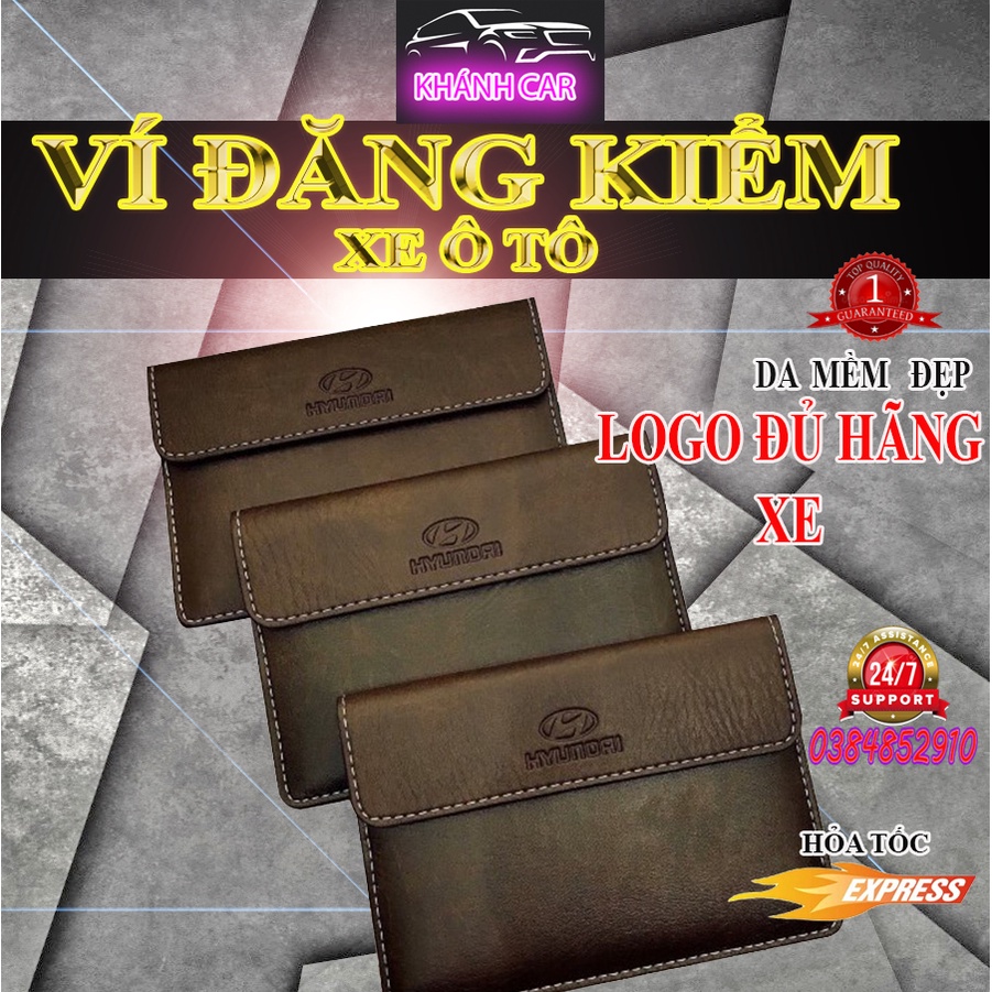 Ví Da Đựng Giấy Tờ Đăng Kiểm Có LOGO Xe Ô Tô Các Hãng Loại 1 Sang Trọng Đẳng Cấp Bán Chạy Nhất Hiện Nay