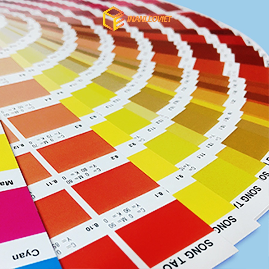 Cây bảng màu Pantone CMYK Colorchart đầy đủ chi tiết 3.060 màu sắc giấy C150
