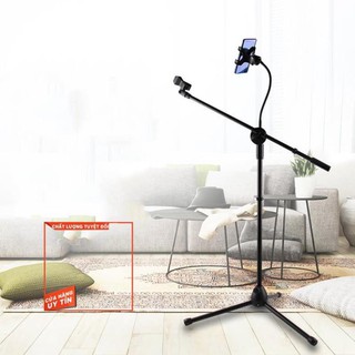 Chân đế đứng kẹp Micro bom mic stand IJ05 - chân đế micro sân khấu COK SHOP