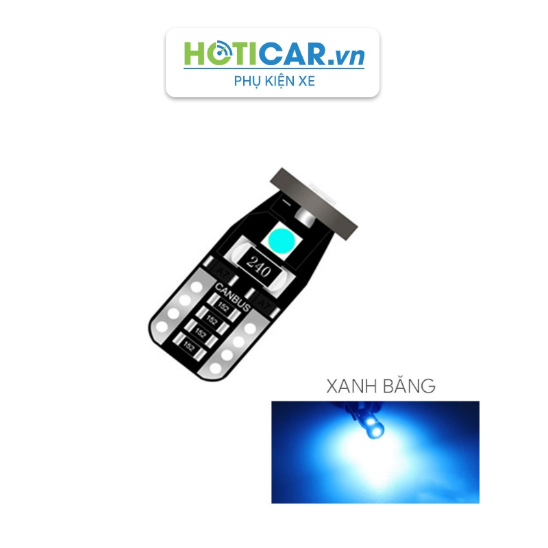 Đèn LED  xi nhan, demi, đọc sách, trần, cốp, đồng hồ taplo chân T10 T103030-3A