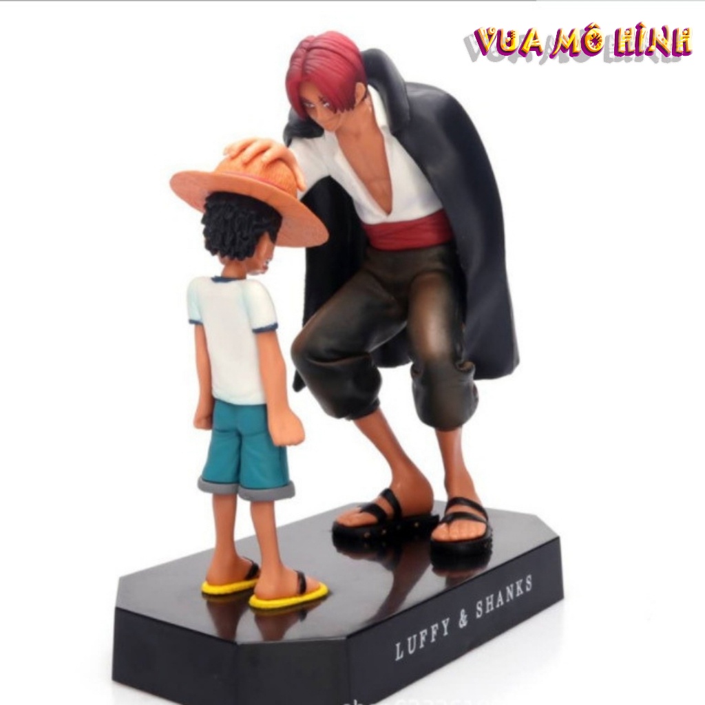 [RẺ VÔ ĐỊCH] Mô hình One Piece - Figure Luffy và Shank lúc chia tay cao 23cm nặng 440gram