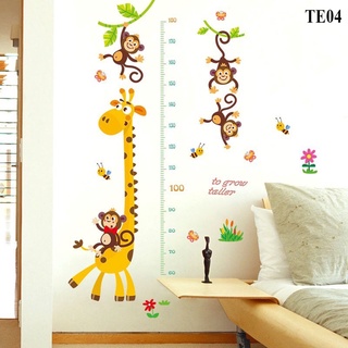 Tranh decal dán tường đo chiều cao cho bé - decal dán tường rẻ đẹp