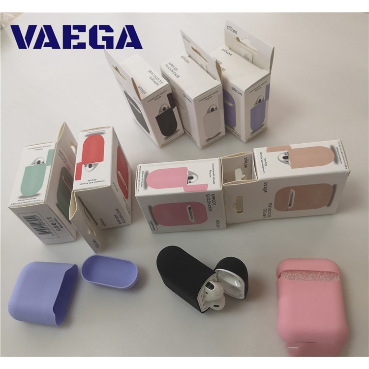 Vỏ silicon mềm chống sốc bảo vệ hộp sạc tai nghe Apple Airpods2
