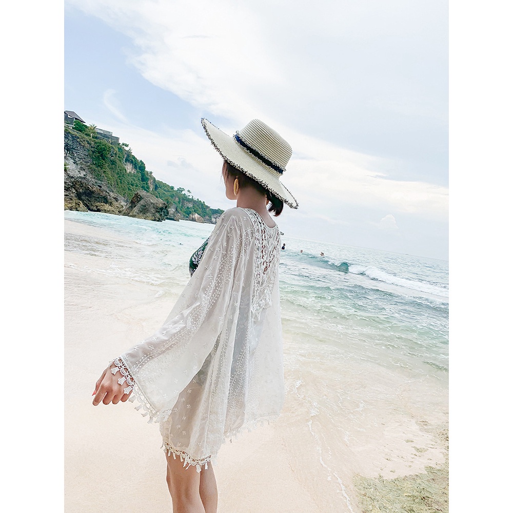 Áo khoác ren mỏng mặc ngoài bikini đi biển thời trang cho nữ
 | BigBuy360 - bigbuy360.vn