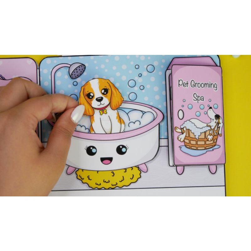NHÀ CHO BÚP BÊ GIẤY