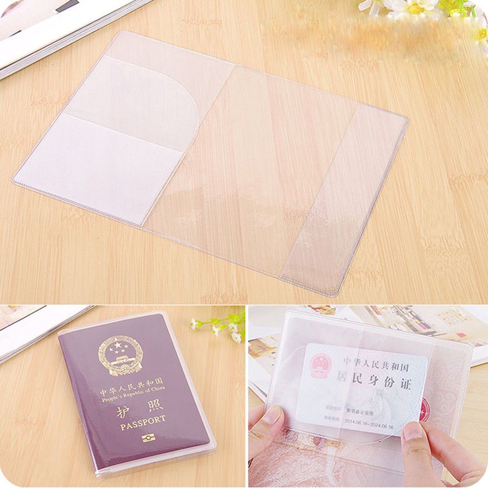 Túi đựng hộ chiếu/ thẻ ID pvc trong suốt chống thấm nước tiện khi đi du lịch