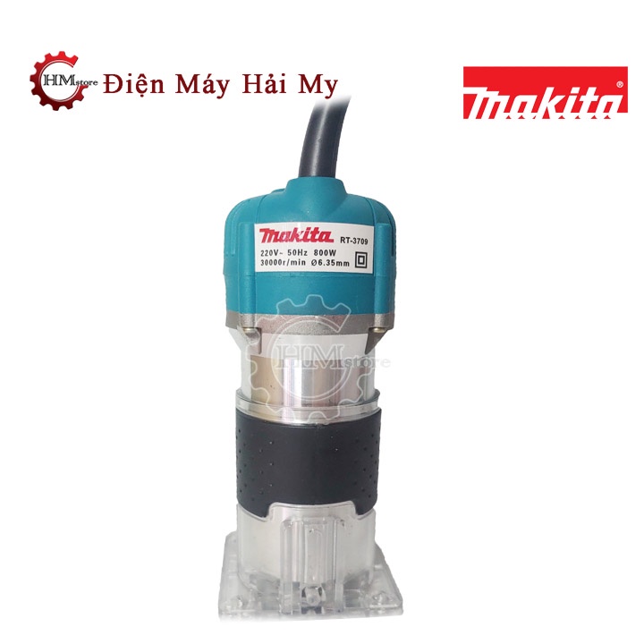 [Tặng Mũi Soi] Máy Soi Gỗ Cầm Tay 6.35mm Makita 3709A - Máy phay gỗ , soi mộng gỗ , tạo rãnh gỗ Makita