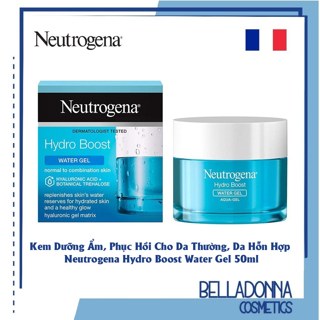 Kem Dưỡng Ẩm, Phục Hồi Da Cho Da Thường, Da Hỗn Hợp Neutrogena Hydro Boost Water Gel 50ml