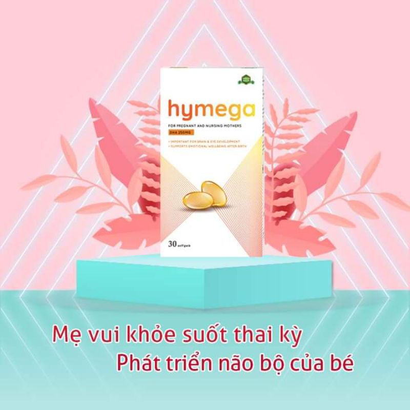 Hymega - Viên uống DHA siêu tinh khiết cho mẹ bầu (hộp 30 viên)