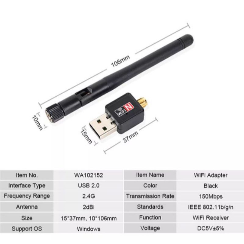 BỘ THU PHÁT WIFI USB TỐC ĐỘ CAO CHO MÁY TÍNH BÀN LAPTOP HÀNG CHUẨN GIÁ RẺ | BigBuy360 - bigbuy360.vn