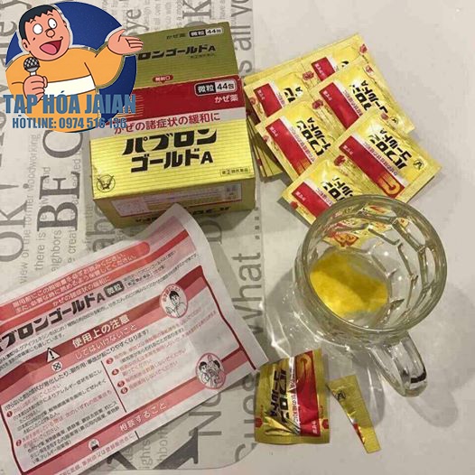 Hỗ Trợ Cảm Cúm Taisho Pabron Gold 44 Gói  - Hàng Nội Địa Nhật 100%