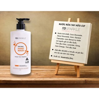 [HỮU CƠ] Nước rửa tay 500ml - Resparkle (Úc)