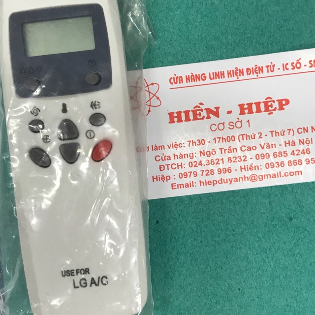Điều khiển đièu hoà LG nút đỏ