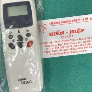 Điều khiển đièu hoà LG nút đỏ