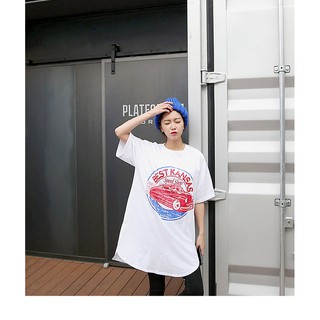 [order] áo thun dáng dài ulzang xẻ tà side split ulzzang tshirt