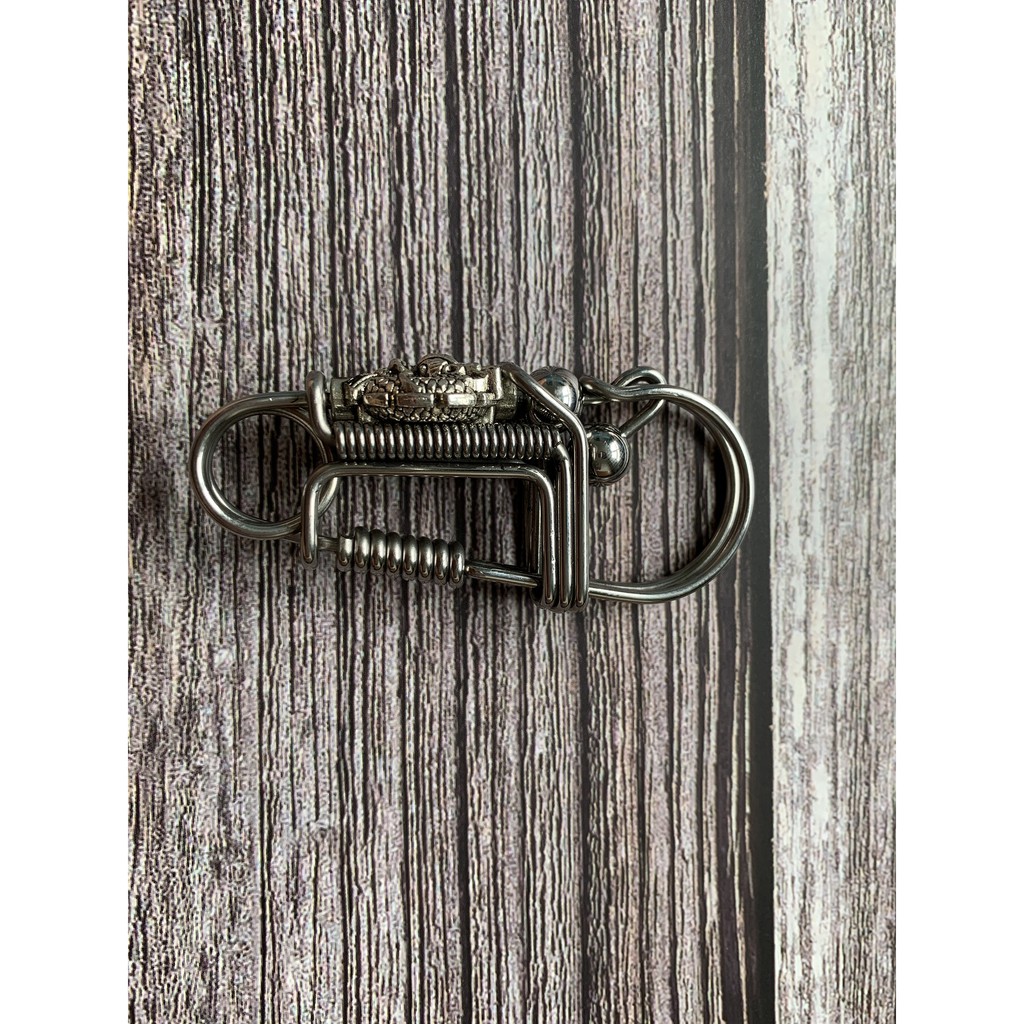 Móc khoá inox ô tô, xe máy thủ công Rồng Cao Cấp - Inox không gỉ 304