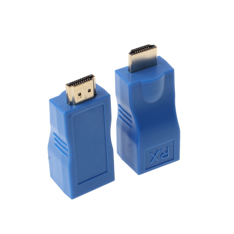 Dây Cáp Nối Dài bonj 30m TX / RX Cho 1080P Over CAT6 RJ45 Ethernet