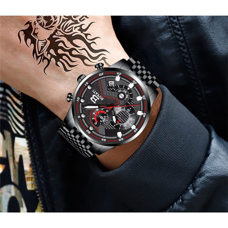 Đồng Hồ Nam BUVATI  6 KIM 3D - Thiết Kế Đậm Chất Anh Quốc - Máy Nhật Siêu Bền - Kính Chống Xước | BigBuy360 - bigbuy360.vn