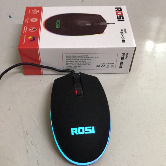 Chuột quang có led Rosi cổng Usb