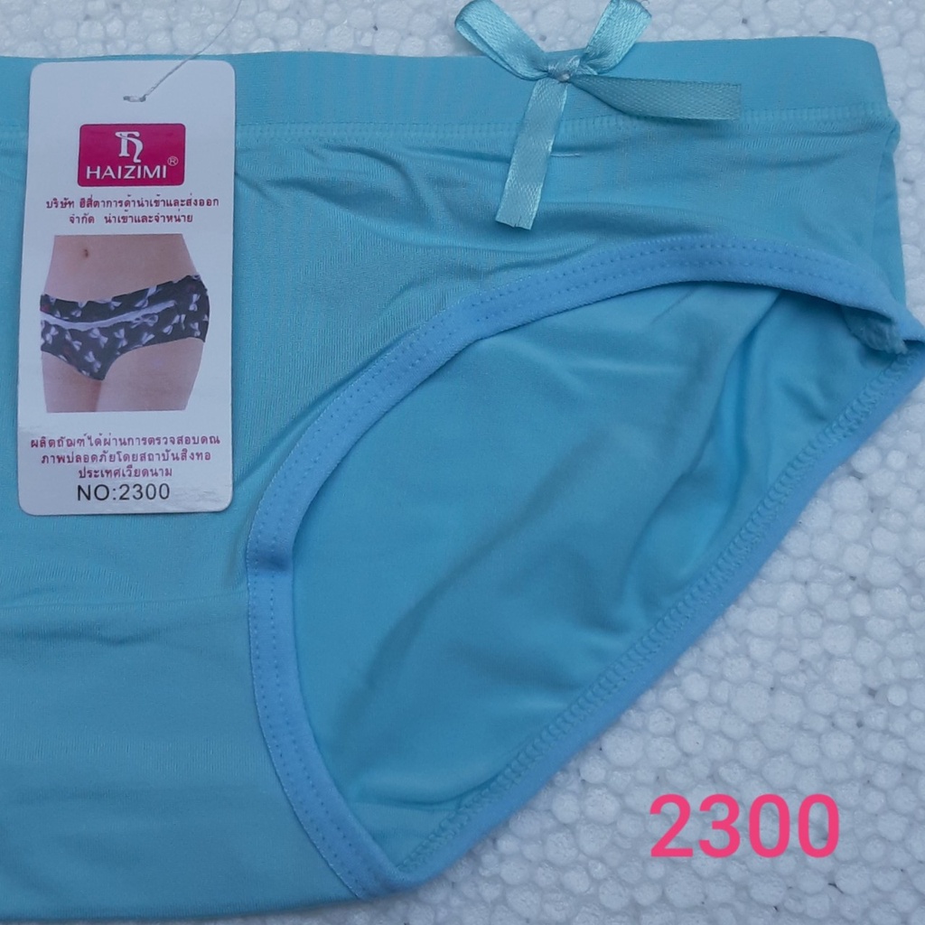 Bộ 10 quần lót nữ Vòng Eo tối đa 90cm Bo lưng trước 3cm che đi khuyết 100% Cotton # 66874 ( Giá Rẻ)